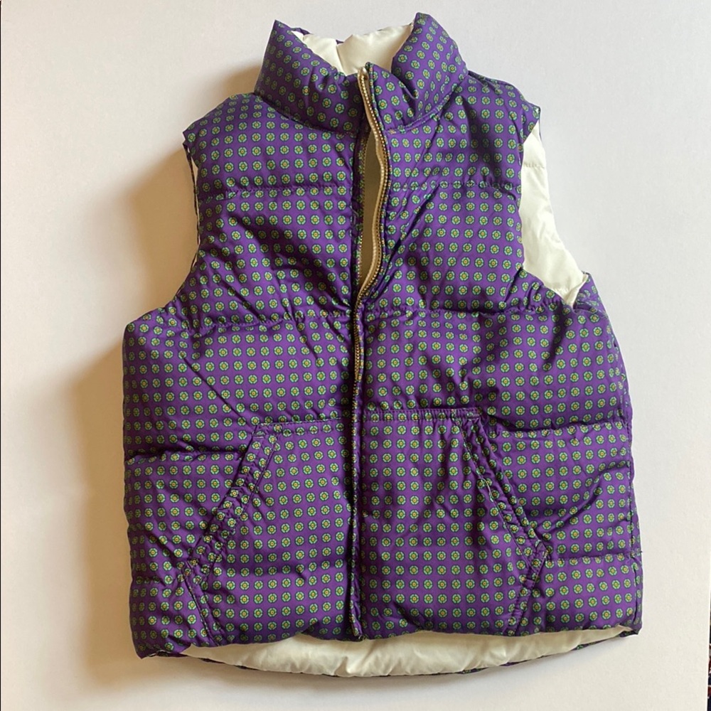 Kids Cream Puffer Vest - Picture 3 of 3